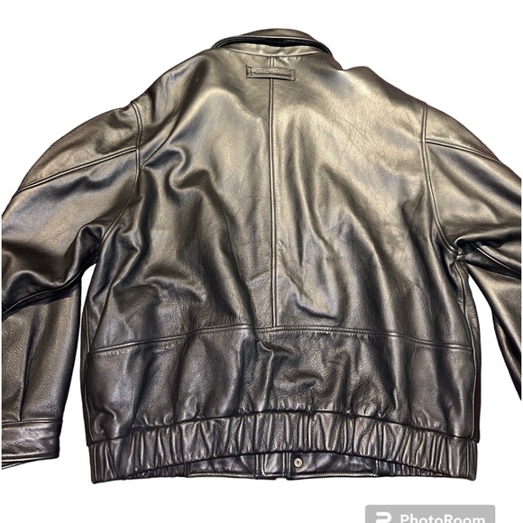 Vintage Leather Eddie Bauer Bomber Jacket - Picture 3 of 11